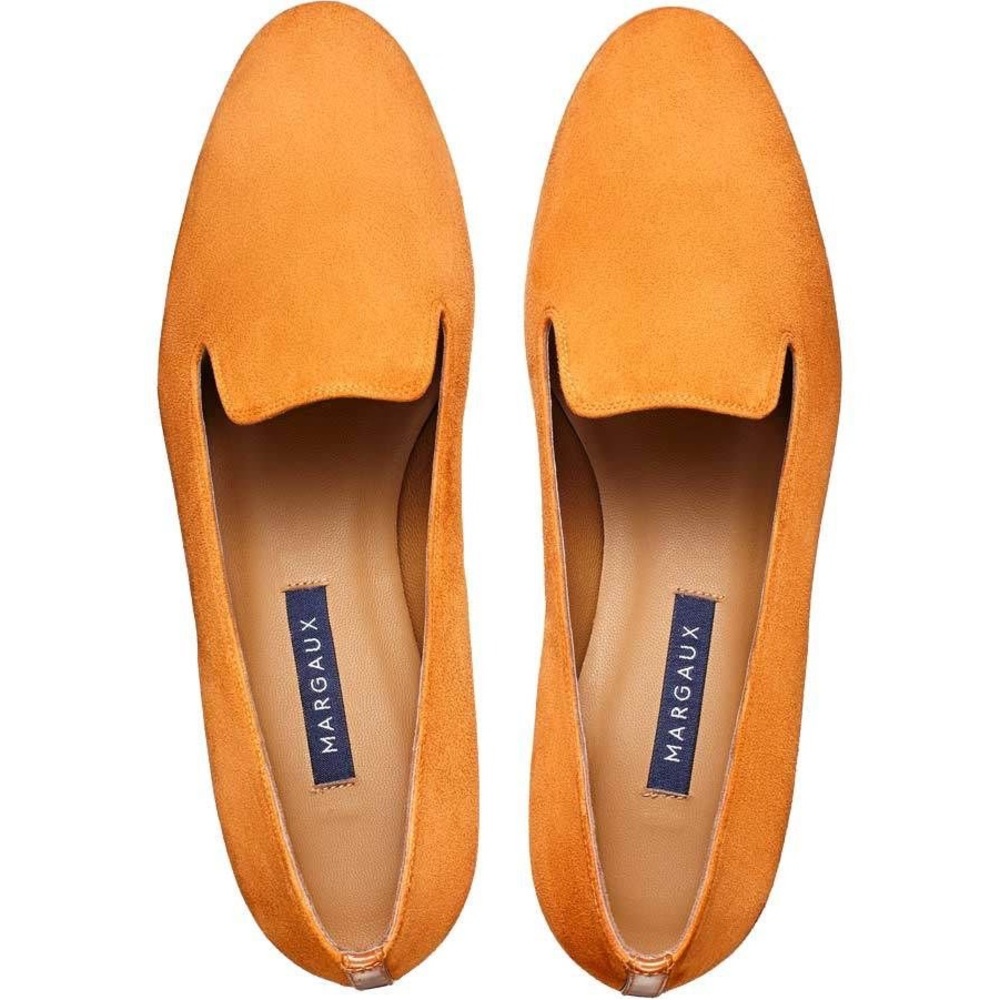 Margaux Loafer in Caramel Suede